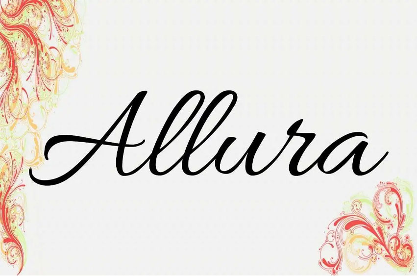 Allura Font - FreeDaFonts