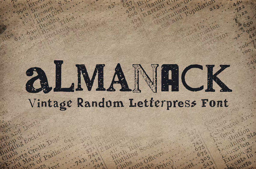 Almanack Font