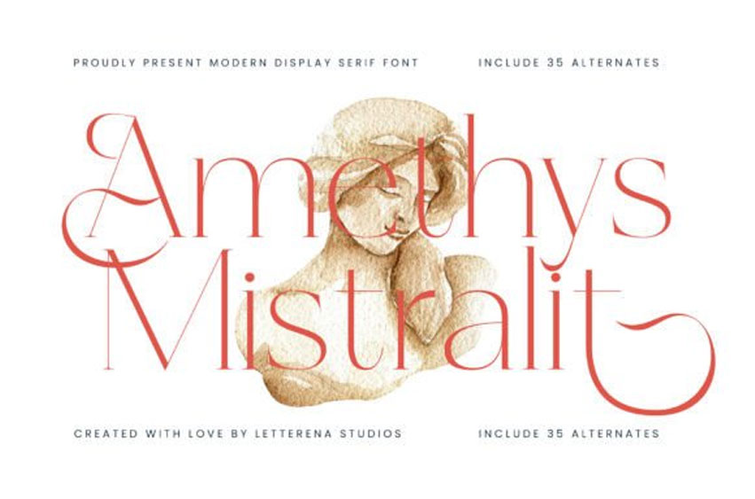 Amethys Mistralit Font