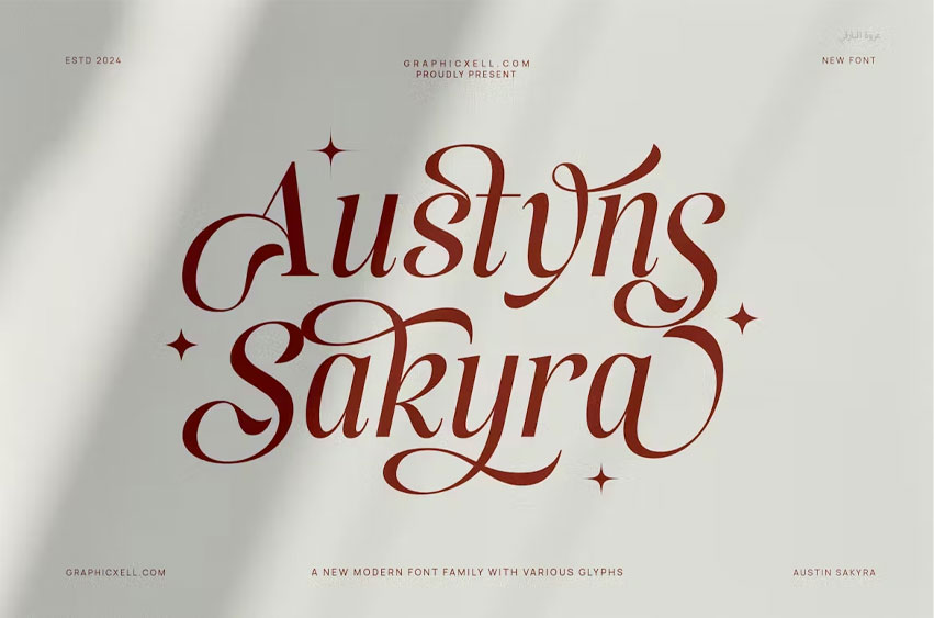 Austyns Sakyra Font