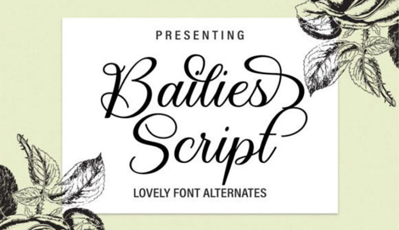 Bailies Script Font