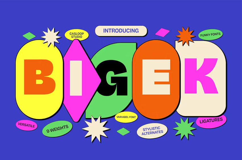 Bigek Font