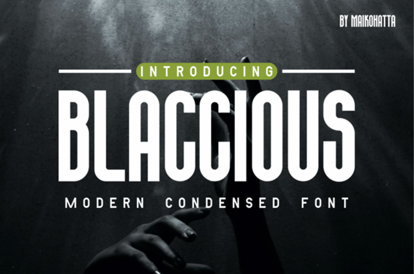 Blaccious Font