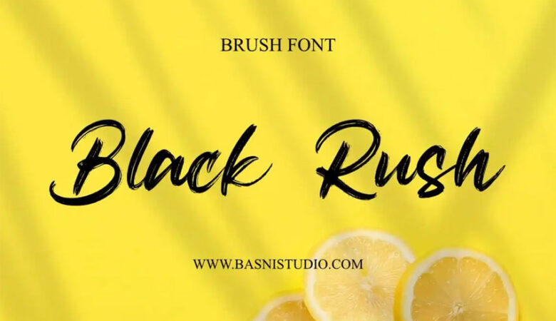 Black Rush Font