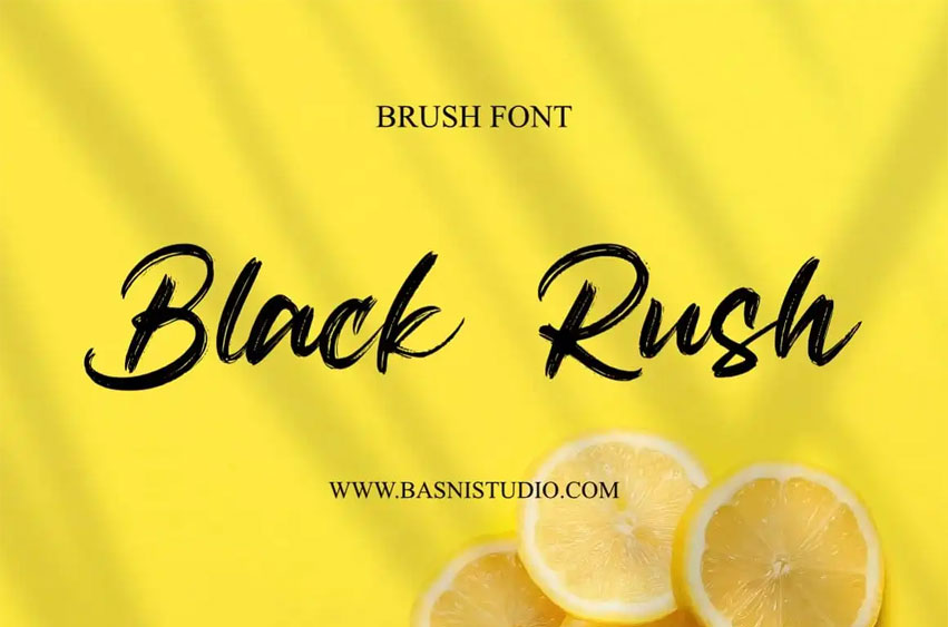 Black Rush Font