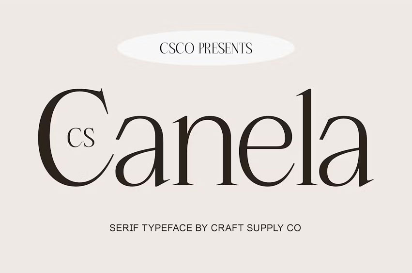 CS Canela Font