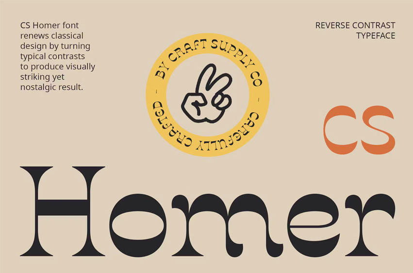 CS Homer Font