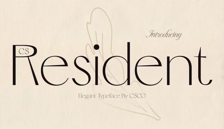 CS Resident Font