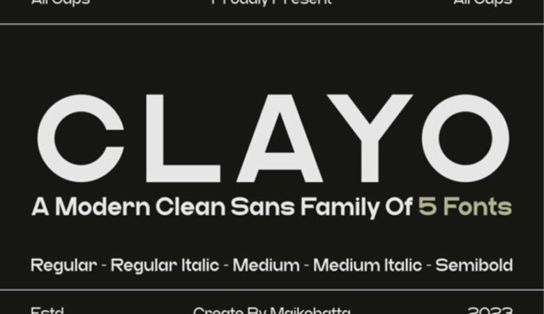 Clayo Font