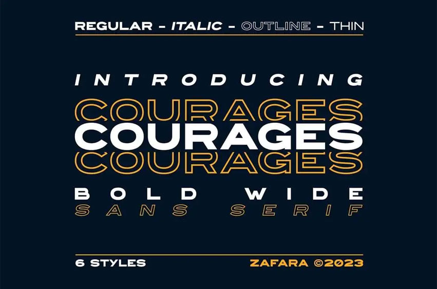 Courages Font