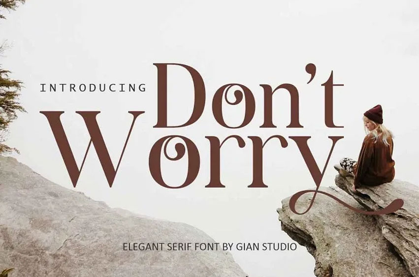 Dont Worry Font