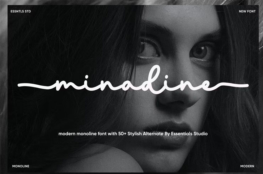 ES Minadine Font