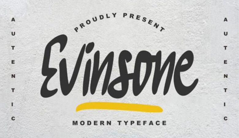 Evinsone Font