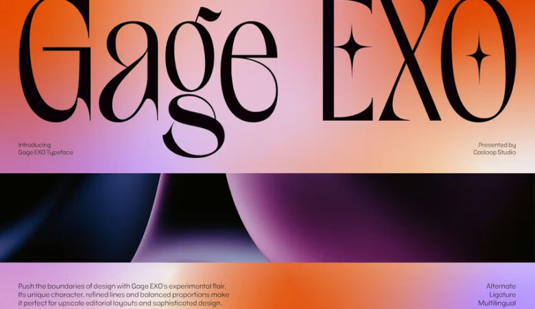 Gage Exo Font