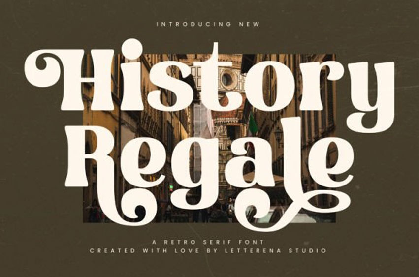 History Regale Font