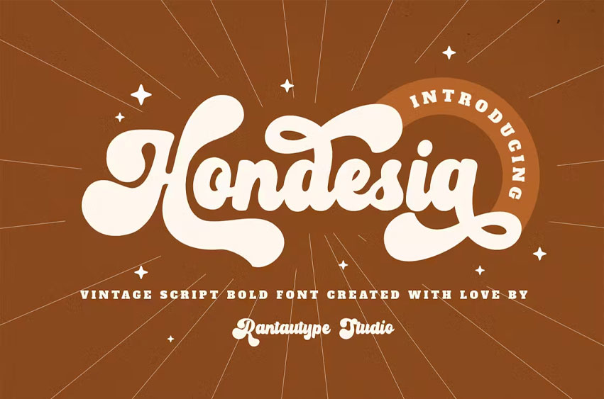 Hondesia Font - FreeDaFonts