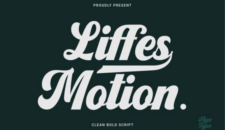 Liffes Motion Font