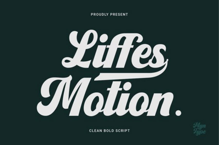 Liffes Motion Font