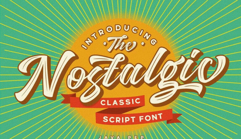 Nostalgic Classic Font