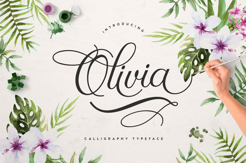 Olivia Calligraphy Font