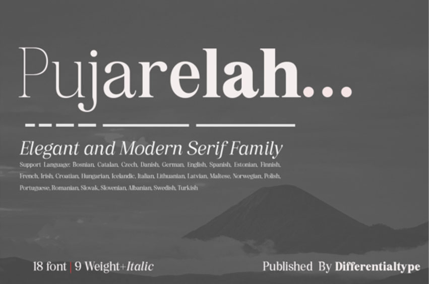 Pujarelah Font