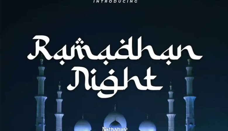 Ramadan Night Font