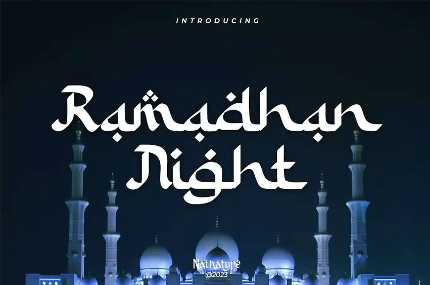 Ramadan Night Font