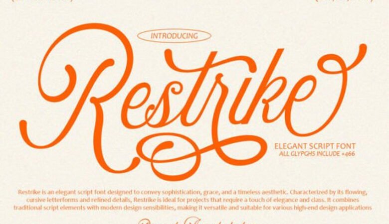 Restrike Font