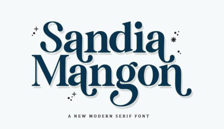 Sandia Mangon Font