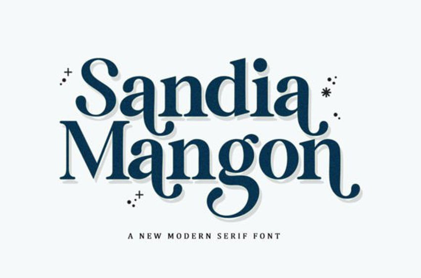 Sandia Mangon Font