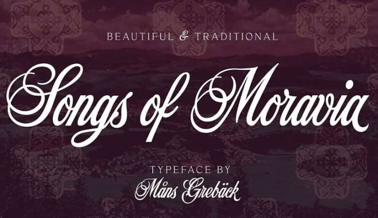 Songs Of Moravia Font