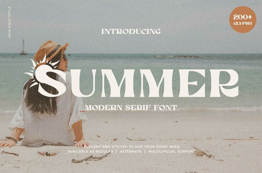 Summer Serif Font