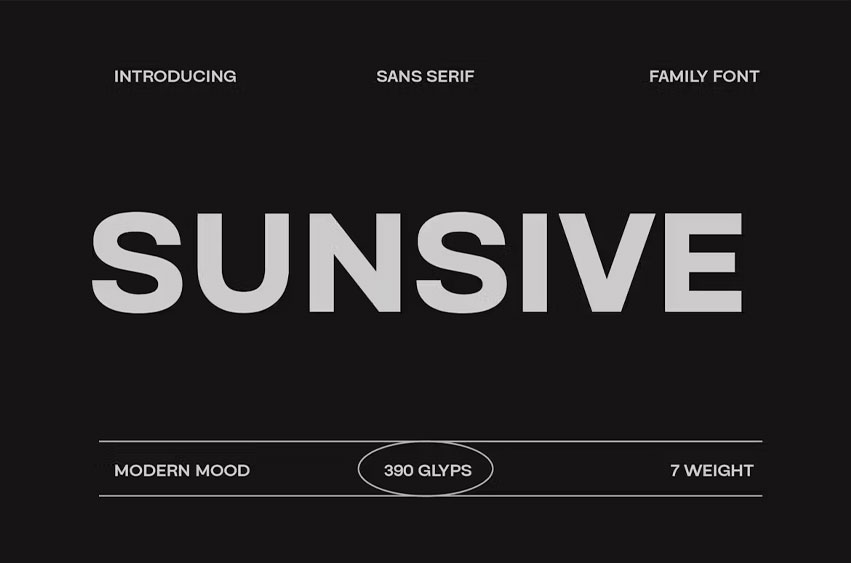 Sunsive Font