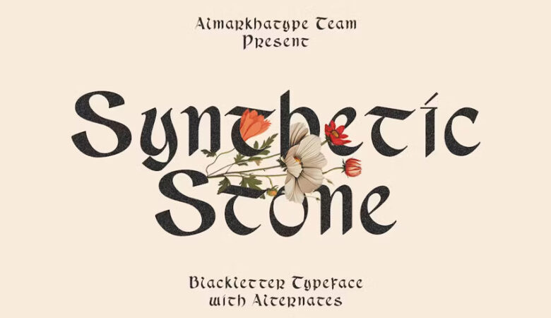 Synthetic Stone Font