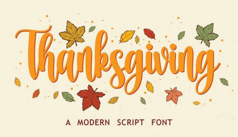 Thanksgiving Font