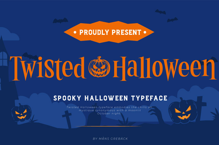 Twisted Halloween Font