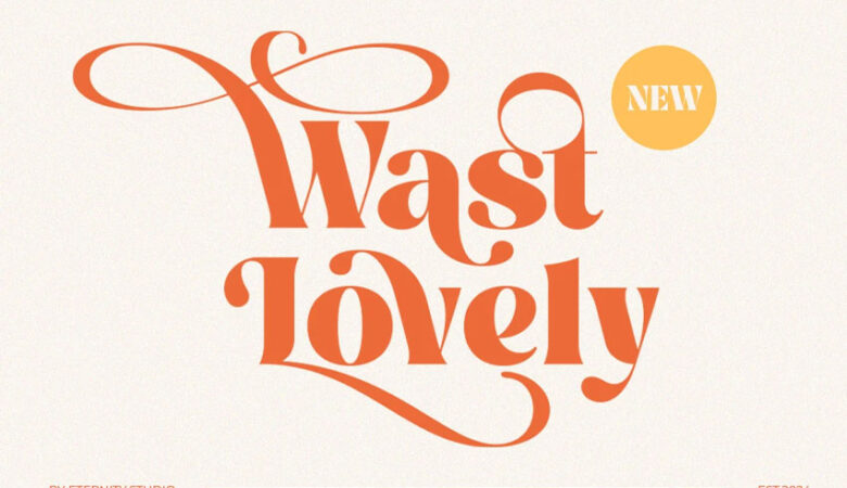 Wast Lovely Font