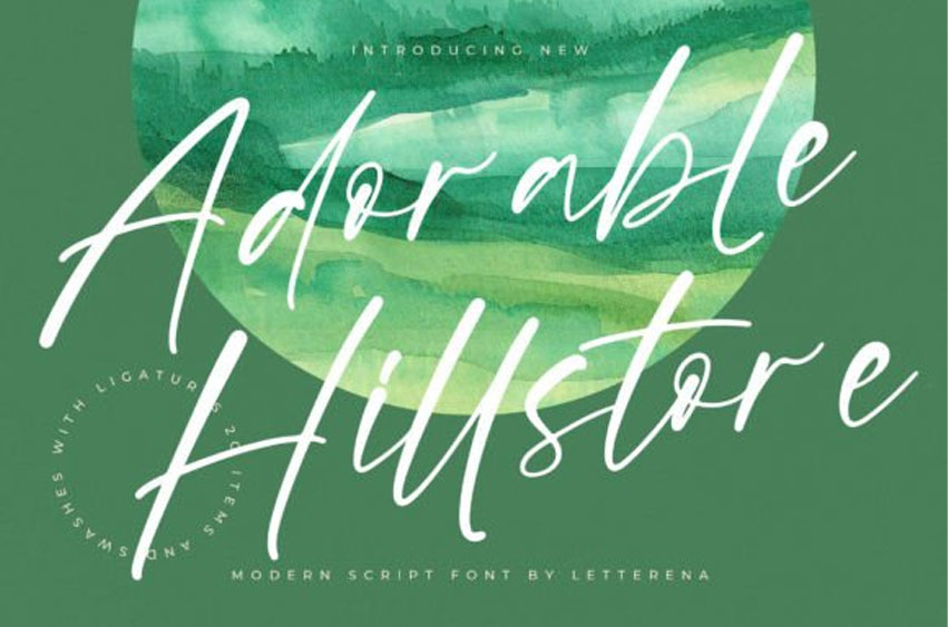 Adorable Hillstore Font