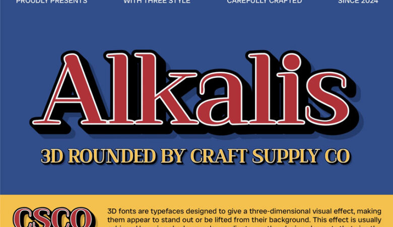 Alkalis Rounded Font