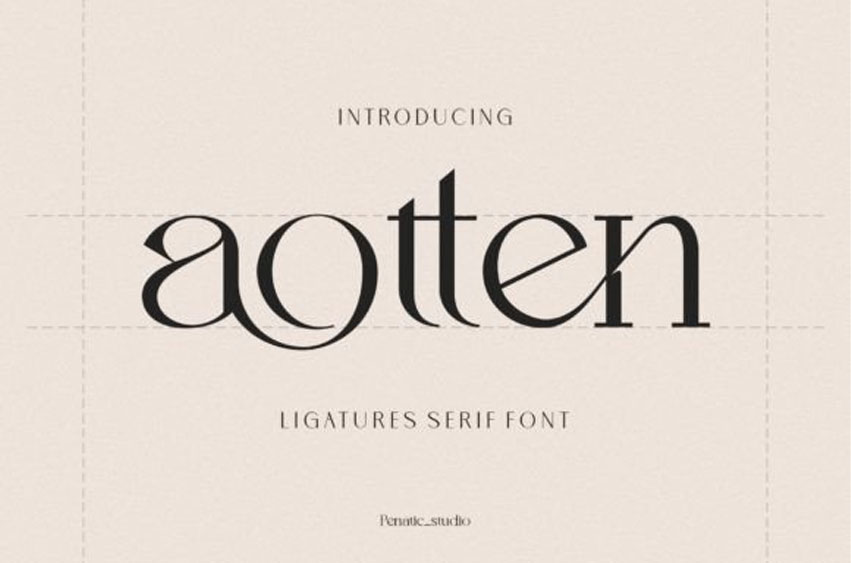 Aotten Font