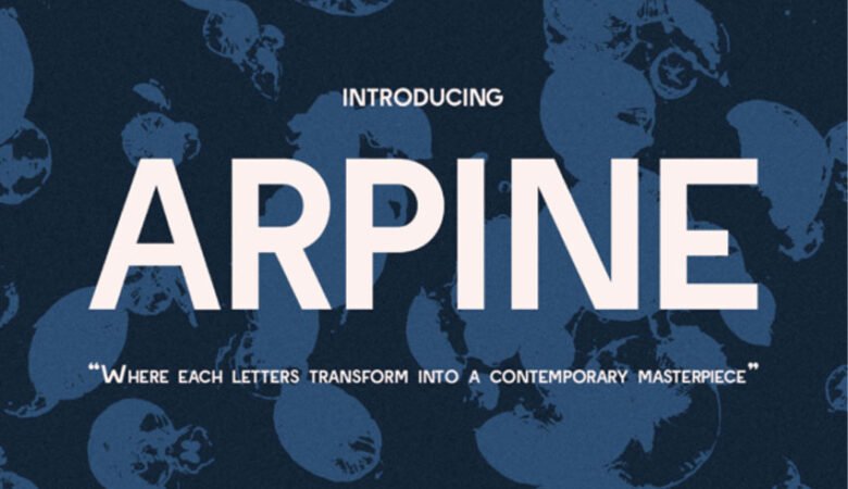 Arpine Font