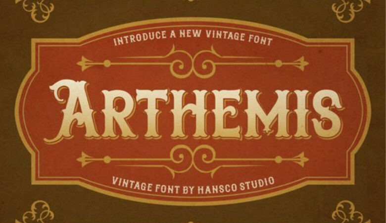 Arthemis Vintage Font