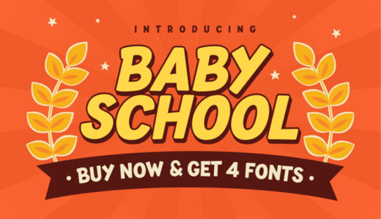 Baby School Font