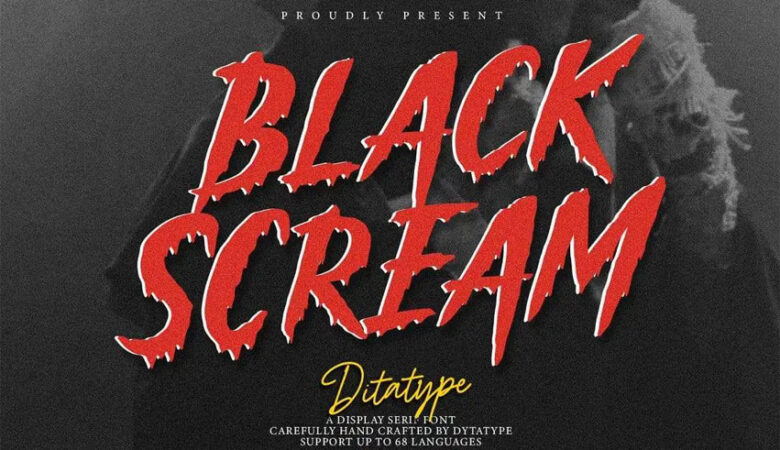 Black Scream Font