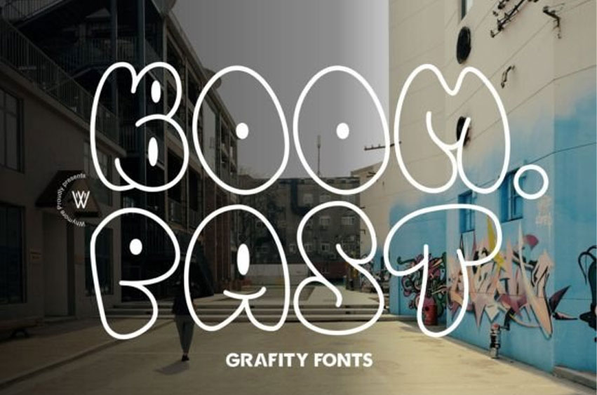 Boom Past Font