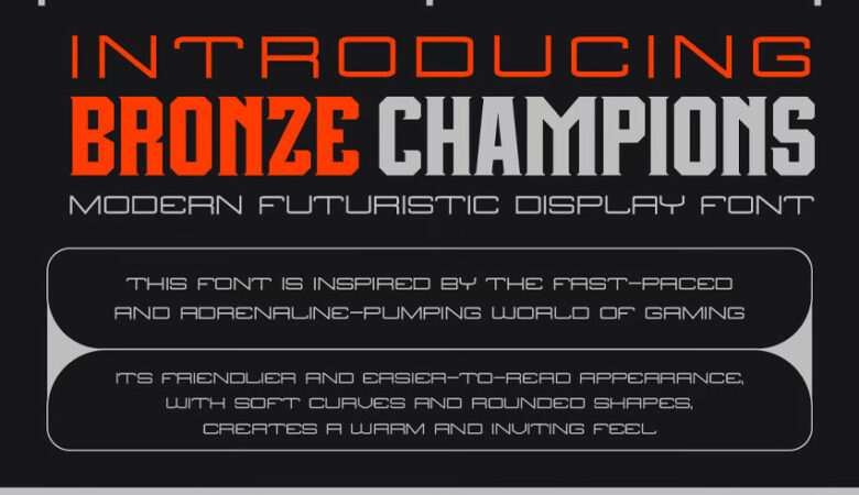 Bronze Champions Font