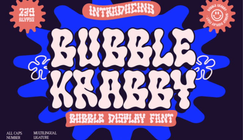 Bubble Krabby Font