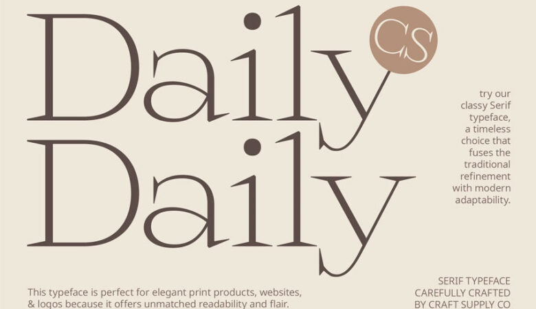 CS Daily Font