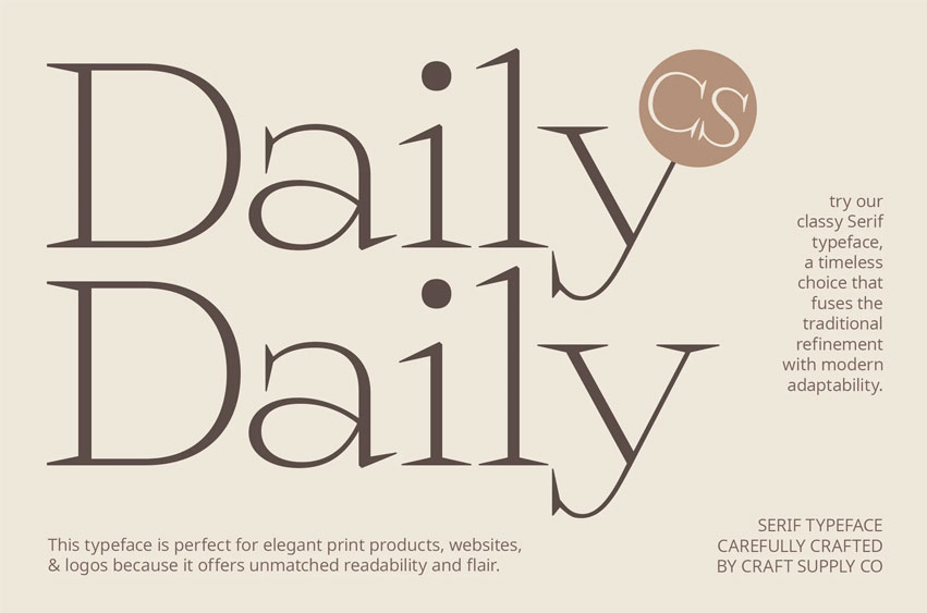 CS Daily Font