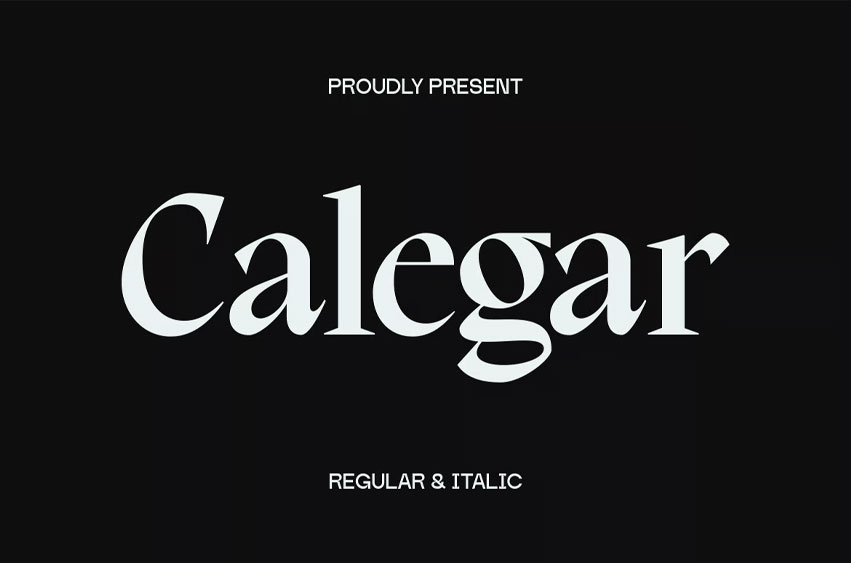 Calegar Font